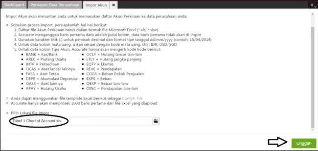 Impor Data Akun Accurate Online 7