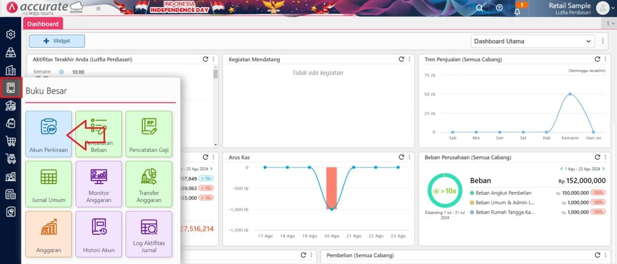 Membuat Akun Perkiraan Mata Uang Asing Accurate Online