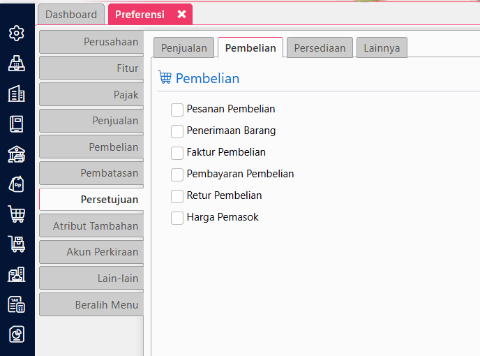 Pengaturan Preferensi Persetujuan Accurate Online 3
