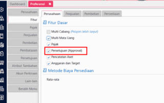 Pengaturan Preferensi Persetujuan Accurate Online
