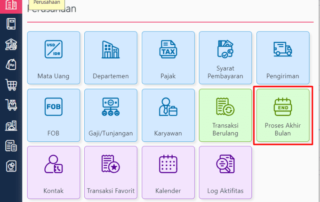 Proses Akhir Bulan Accurate Online